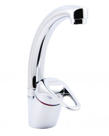 Однорычажный смеситель для раковины с коротким поворотным изливом 1