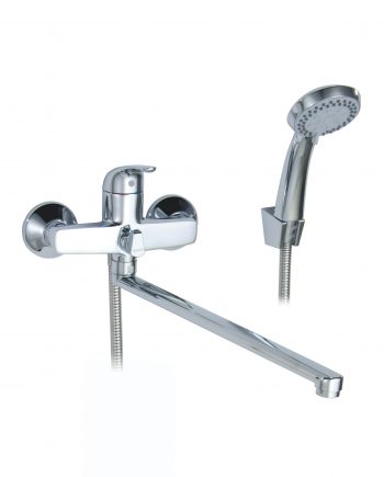 Однорычажный универсальный смеситель с длинным изливом 1