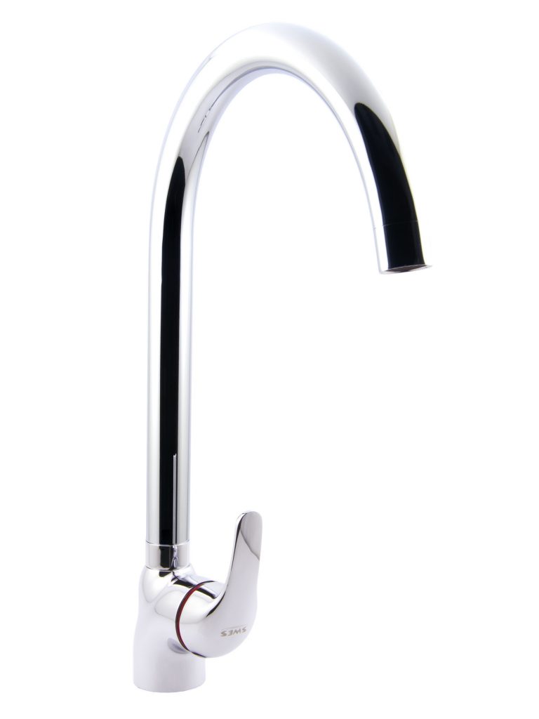 Однорычажный смеситель для кухни с высоким поворотным изливом – SWES