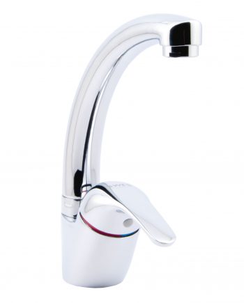 Однорычажный смеситель для раковины с коротким поворотным изливом 1