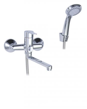 Однорычажный смеситель для ванны с коротким изливом 1