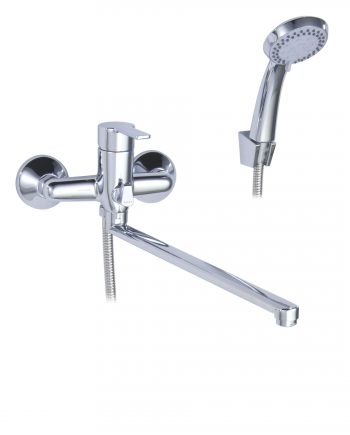 Однорычажный универсальный смеситель с длинным изливом 1