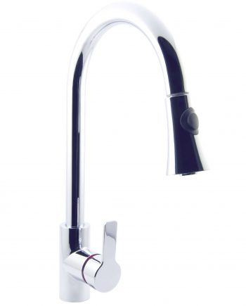 Однорычажный смеситель для кухни с вытяжной лейкой 1