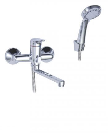 Однорычажный смеситель для ванны с коротким изливом 1