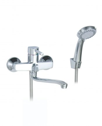 Однорычажный смеситель для ванны с коротким изливом 1