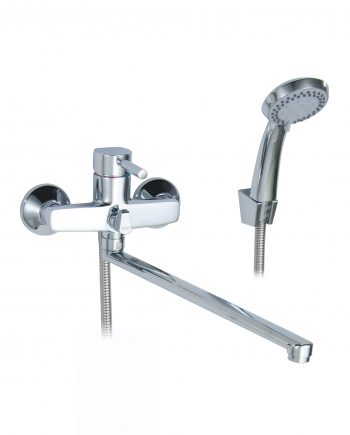 Однорычажный универсальный смеситель с длинным изливом 1