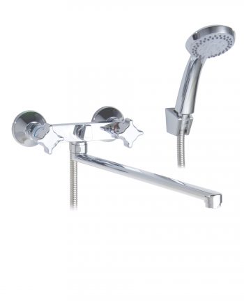 Двухвентильный универсальный смеситель с длинным изливом 1