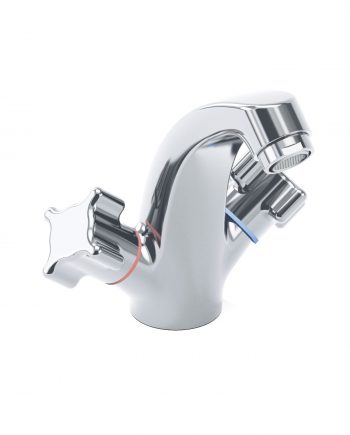 Двухвентильный смеситель для раковины 1