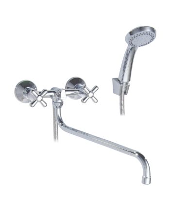 Двухвентильный универсальный смеситель с длинным изливом 1