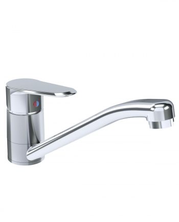 Однорычажный смеситель для кухни с длинным поворотным изливом SWES KRONO 1DKFM4