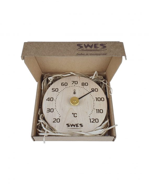 Термометр биметалл 20-120С' открытый TO-140-004 ольха SWES